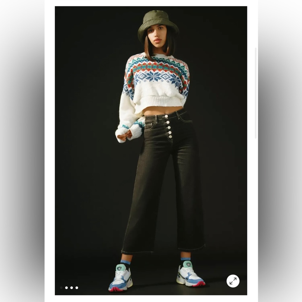 NWT Urban Outfitters Wide Leg High Waisted Jean